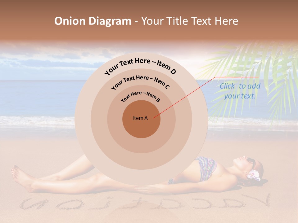 Dayspa Blue Palm PowerPoint Template