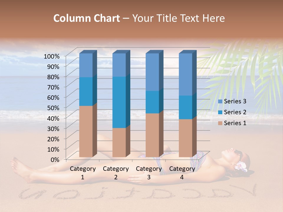 Dayspa Blue Palm PowerPoint Template
