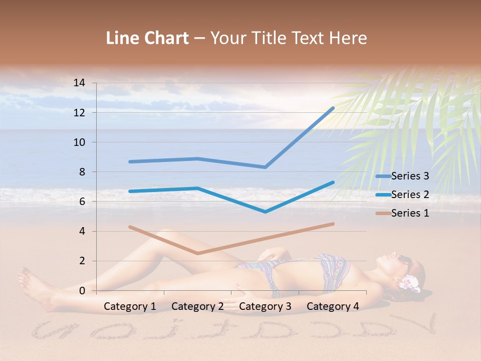 Dayspa Blue Palm PowerPoint Template