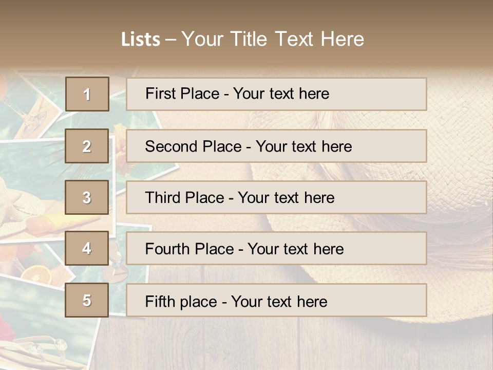 Memories Natural Photograph PowerPoint Template