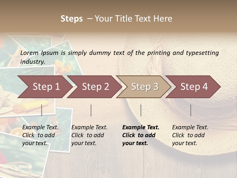 Memories Natural Photograph PowerPoint Template