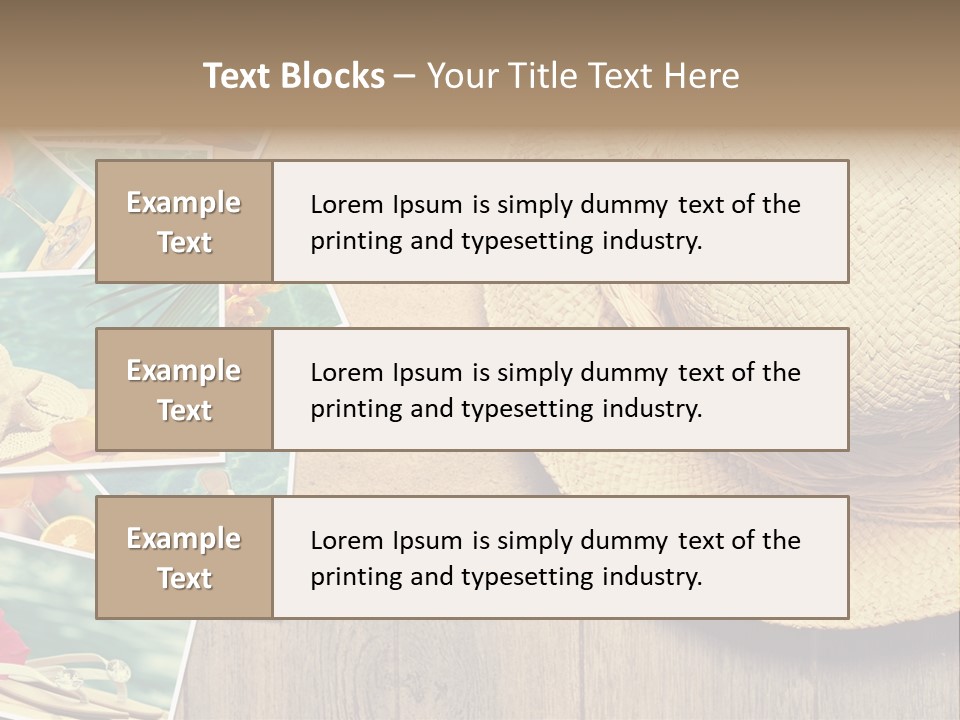 Memories Natural Photograph PowerPoint Template