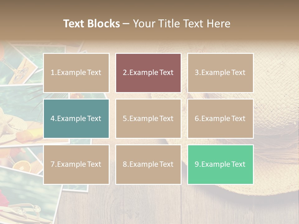 Memories Natural Photograph PowerPoint Template