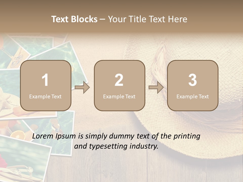 Memories Natural Photograph PowerPoint Template