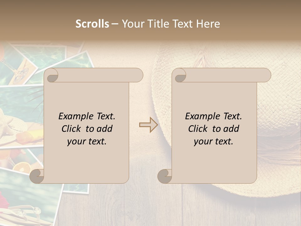 Memories Natural Photograph PowerPoint Template