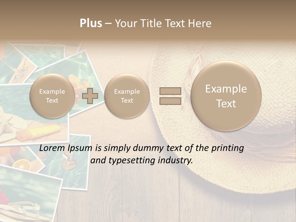 Memories Natural Photograph PowerPoint Template