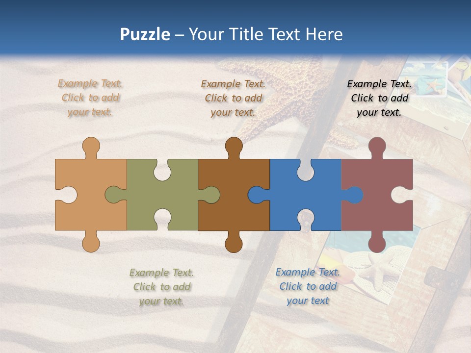 Summer Towel Advertising PowerPoint Template