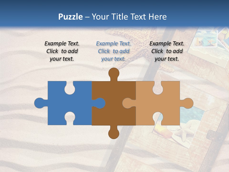 Summer Towel Advertising PowerPoint Template