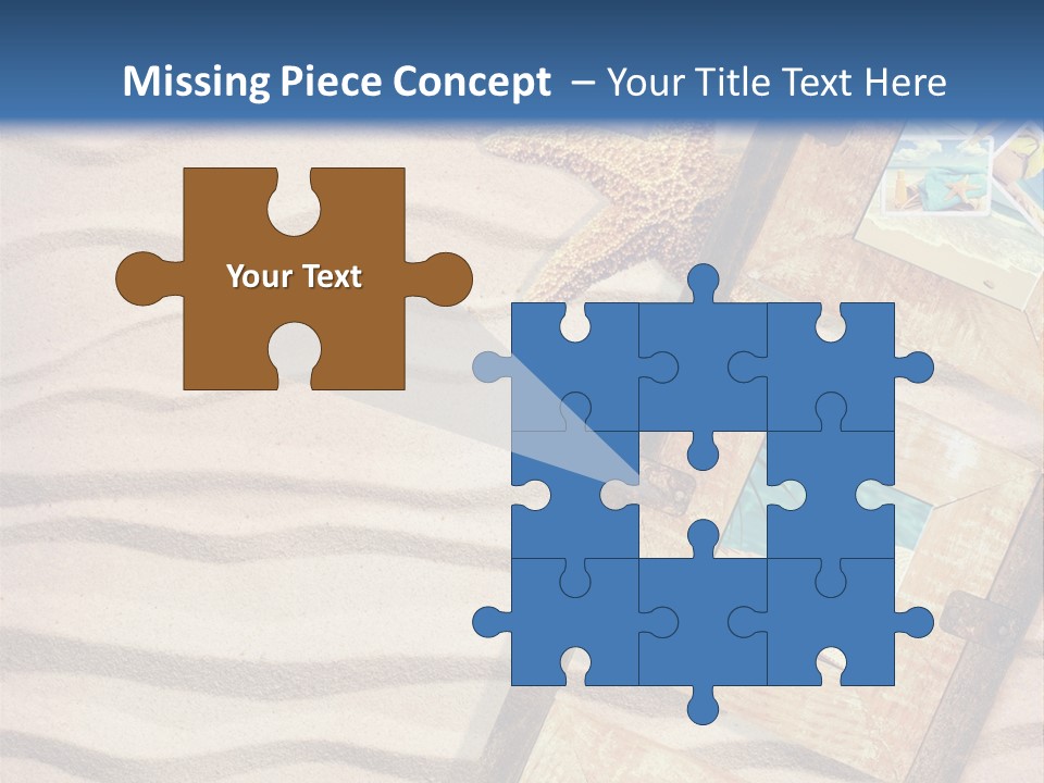 Summer Towel Advertising PowerPoint Template