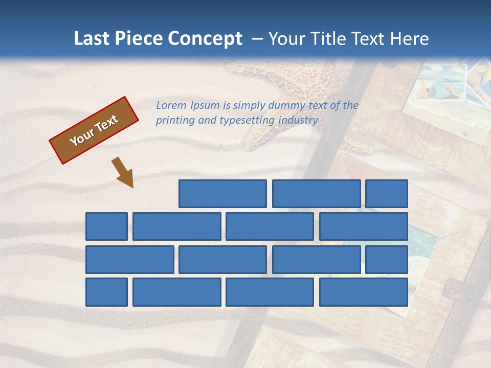 Summer Towel Advertising PowerPoint Template