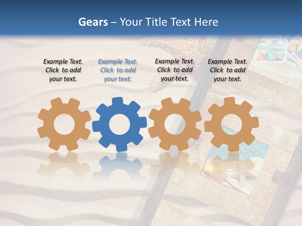 Summer Towel Advertising PowerPoint Template