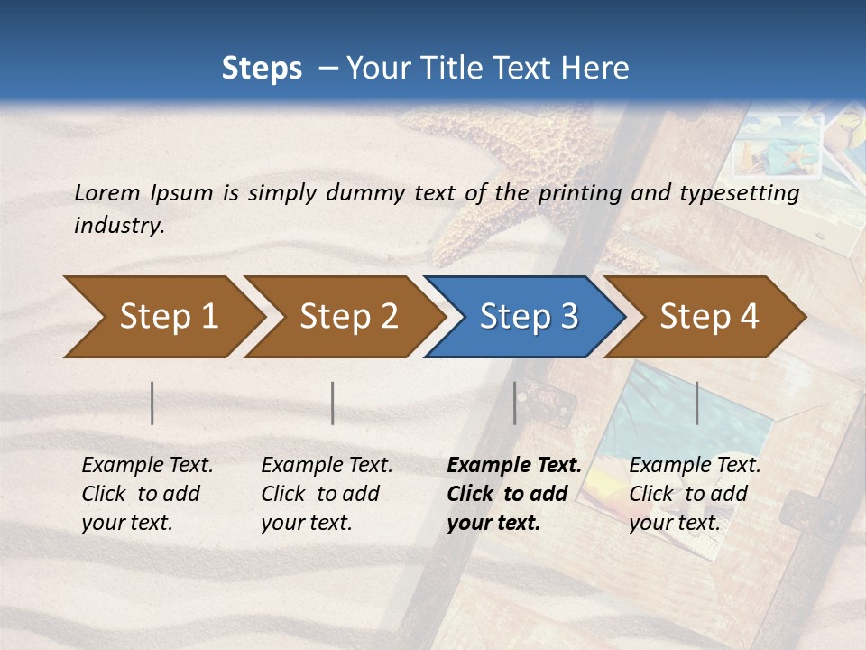 Summer Towel Advertising PowerPoint Template