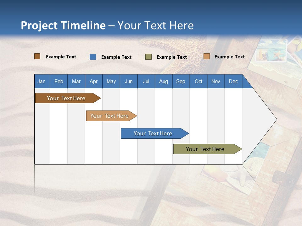 Summer Towel Advertising PowerPoint Template