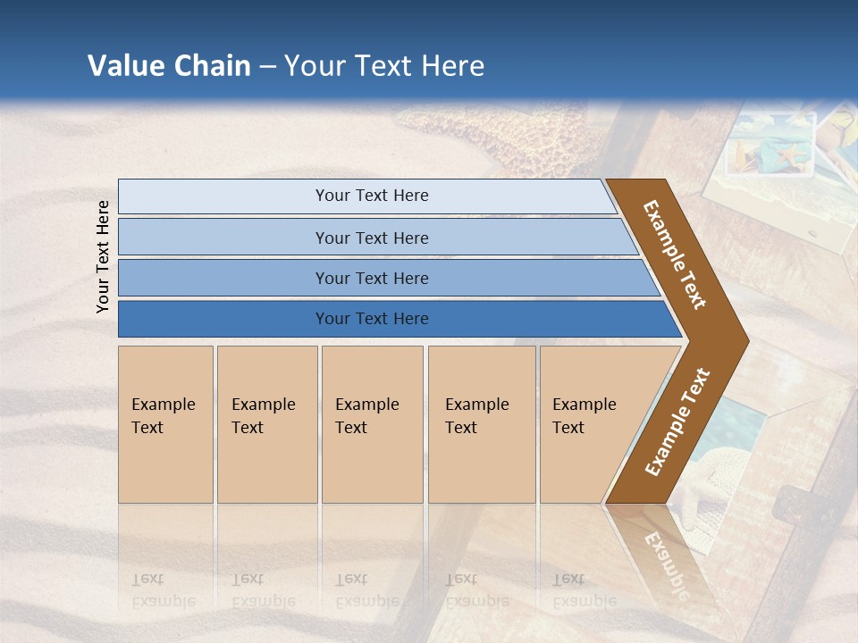 Summer Towel Advertising PowerPoint Template
