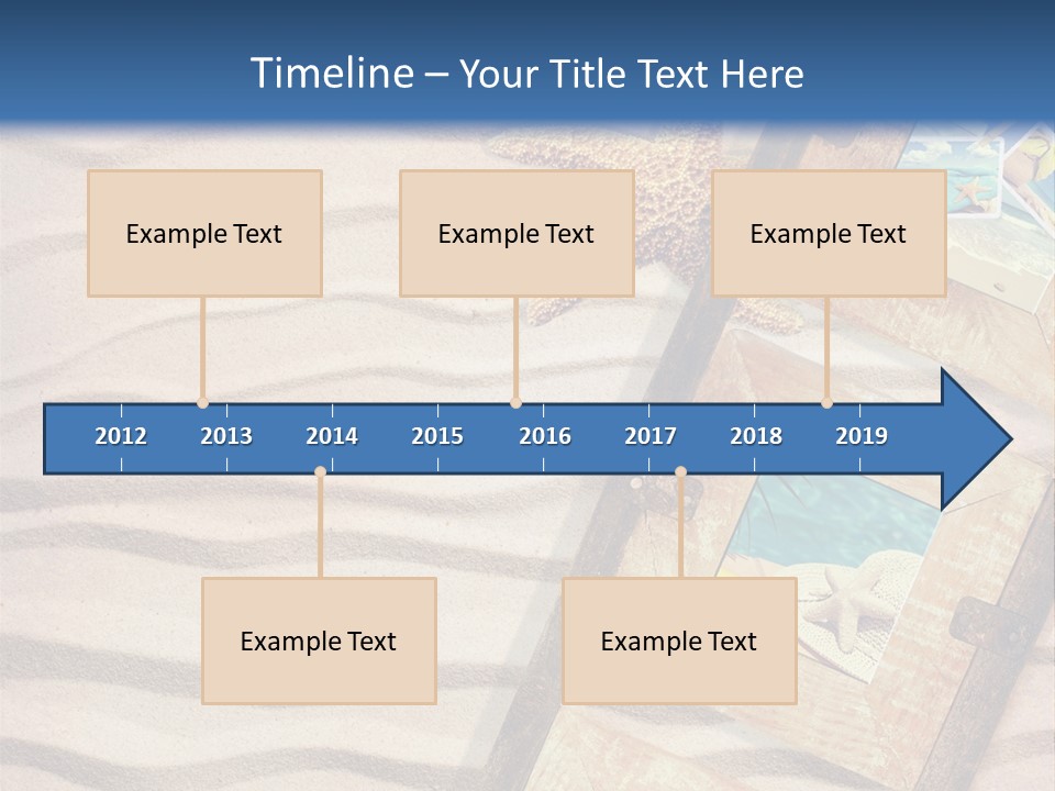 Summer Towel Advertising PowerPoint Template