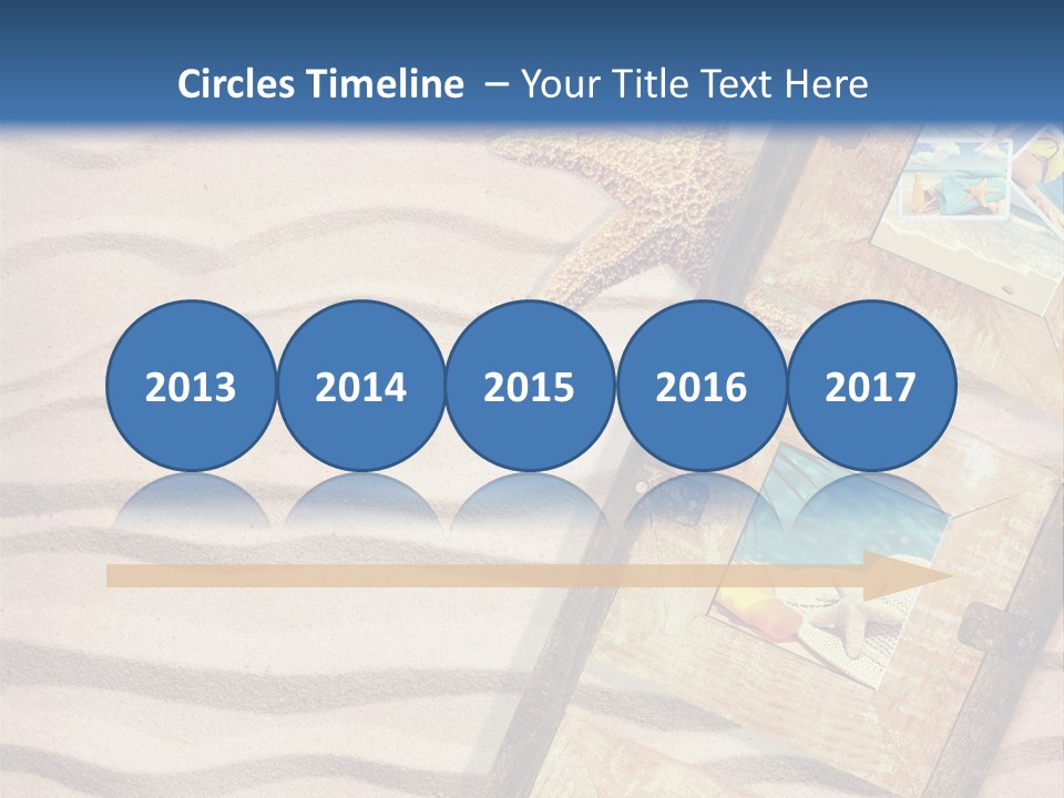 Summer Towel Advertising PowerPoint Template