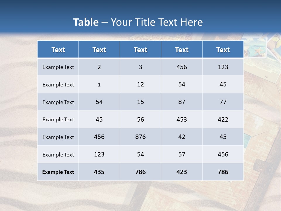 Summer Towel Advertising PowerPoint Template