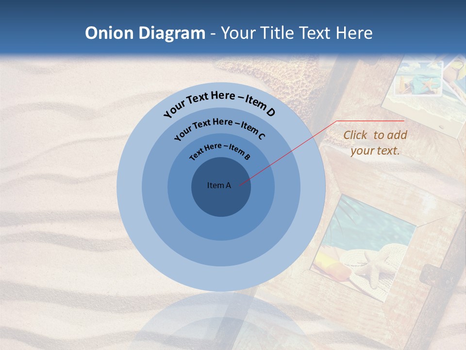 Summer Towel Advertising PowerPoint Template