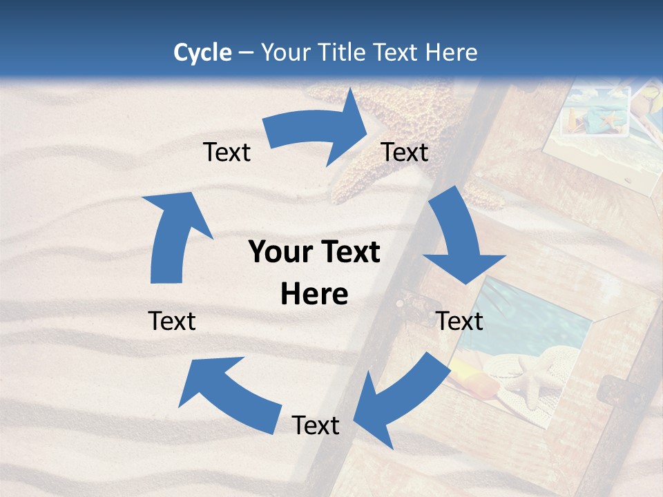 Summer Towel Advertising PowerPoint Template