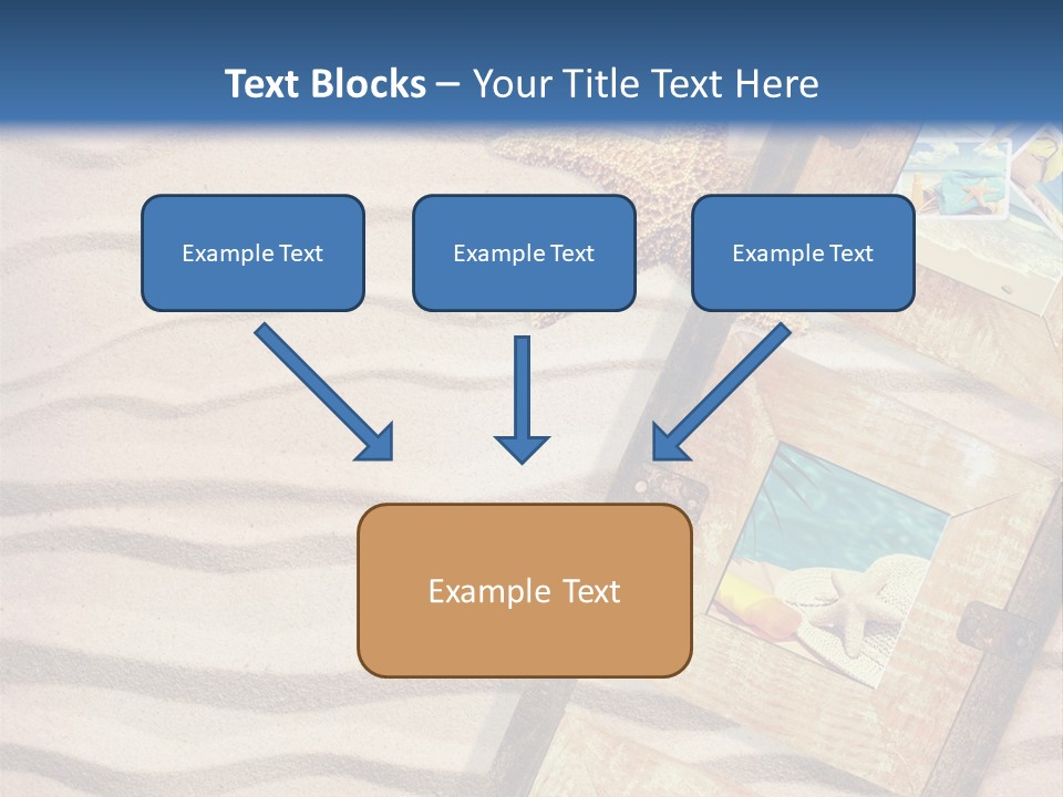 Summer Towel Advertising PowerPoint Template