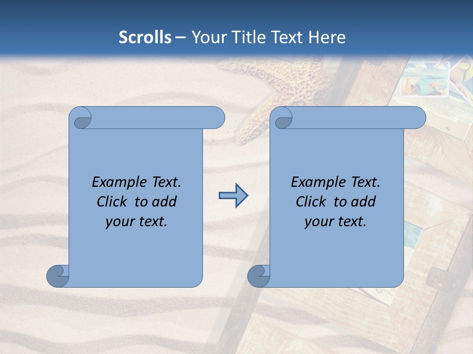 Summer Towel Advertising PowerPoint Template