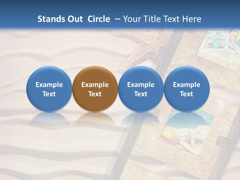 Summer Towel Advertising PowerPoint Template