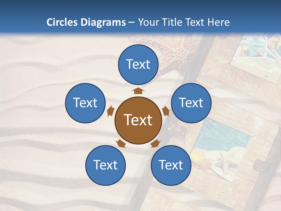 Summer Towel Advertising PowerPoint Template