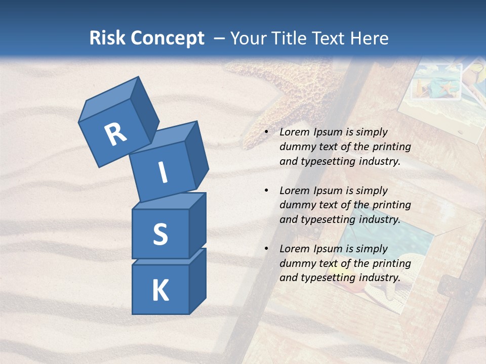 Summer Towel Advertising PowerPoint Template