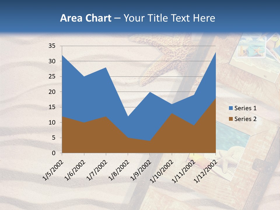 Summer Towel Advertising PowerPoint Template