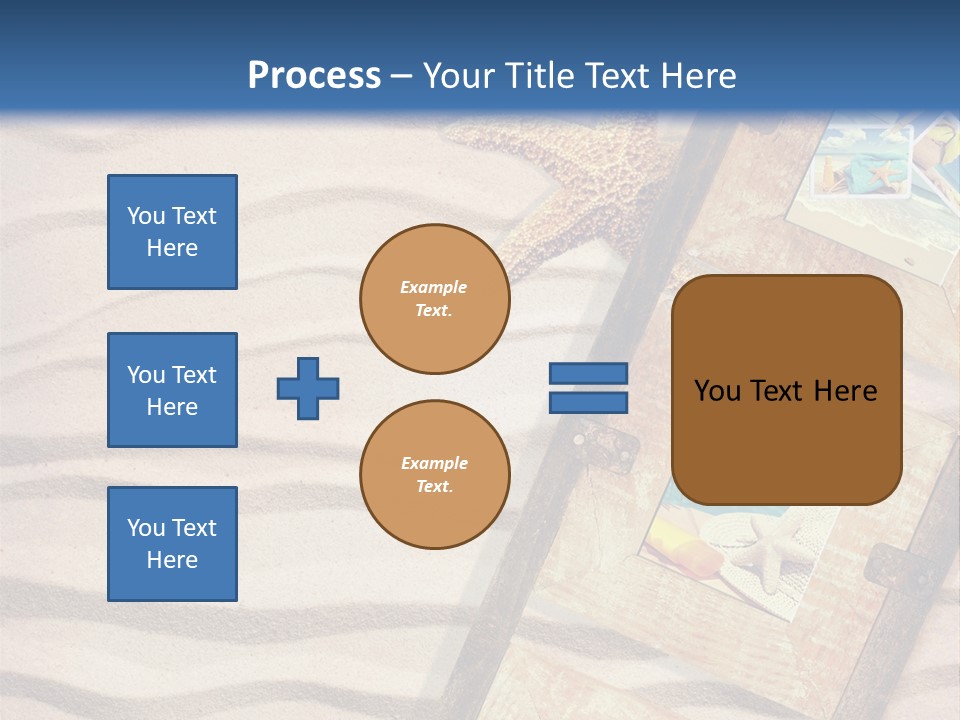 Summer Towel Advertising PowerPoint Template