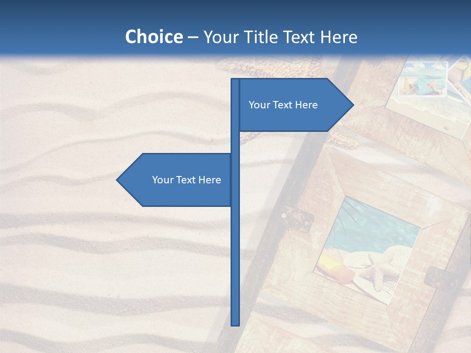 Summer Towel Advertising PowerPoint Template