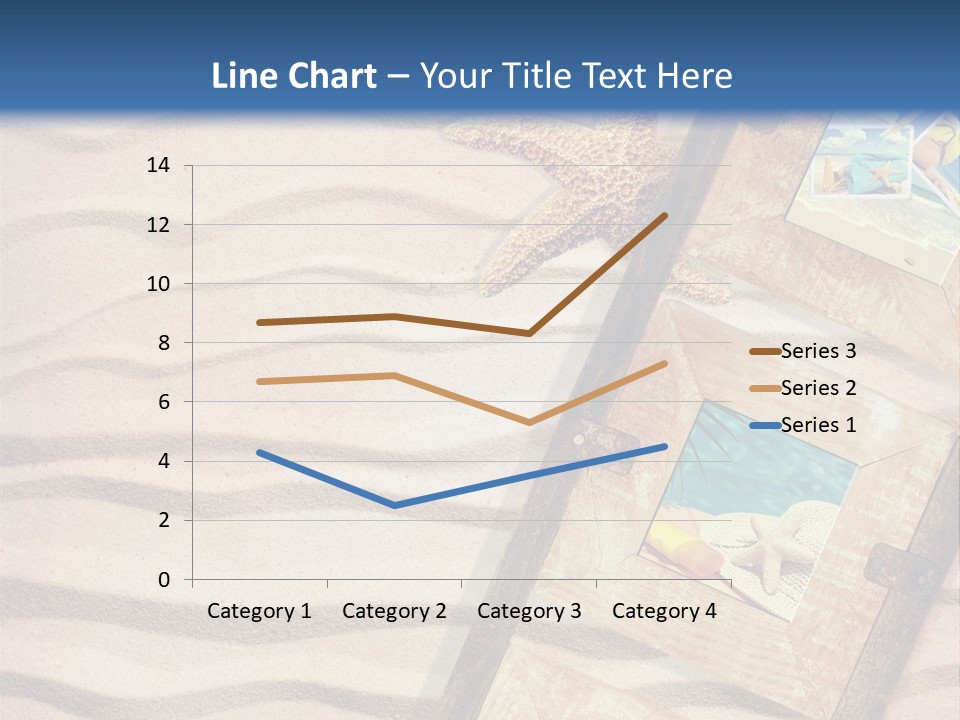 Summer Towel Advertising PowerPoint Template