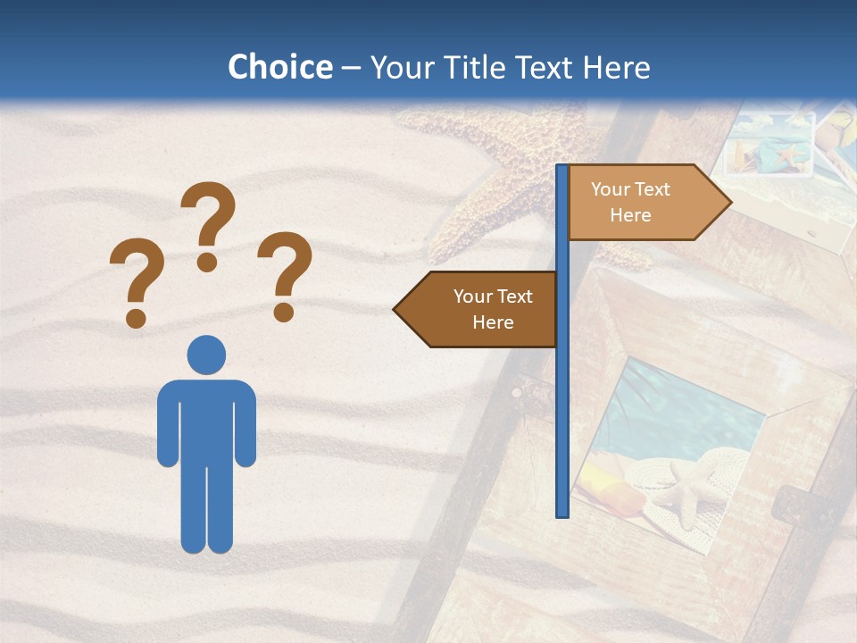 Summer Towel Advertising PowerPoint Template