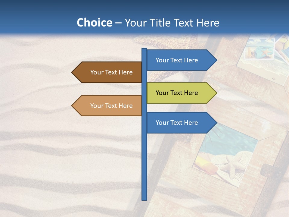 Summer Towel Advertising PowerPoint Template