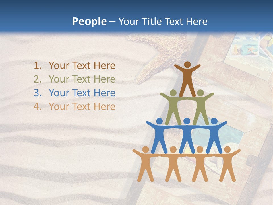 Summer Towel Advertising PowerPoint Template