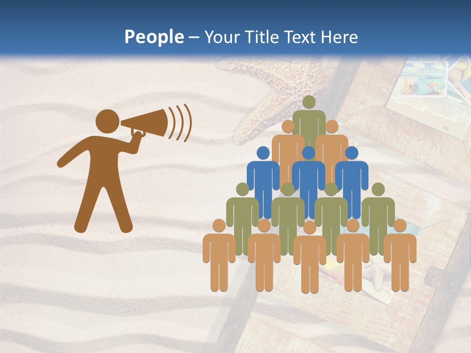 Summer Towel Advertising PowerPoint Template