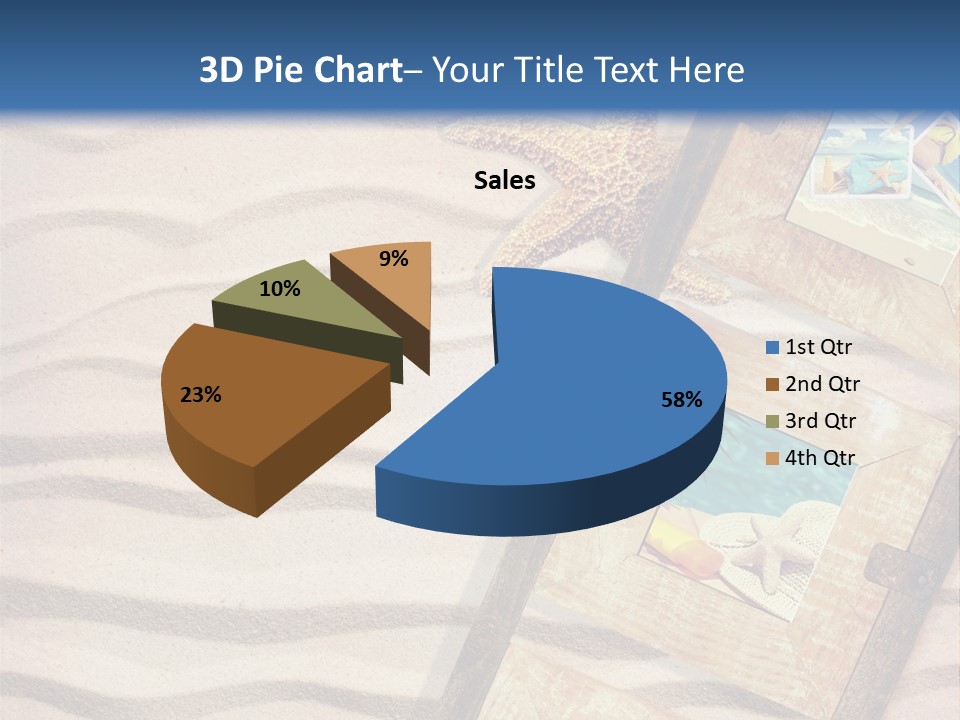 Summer Towel Advertising PowerPoint Template