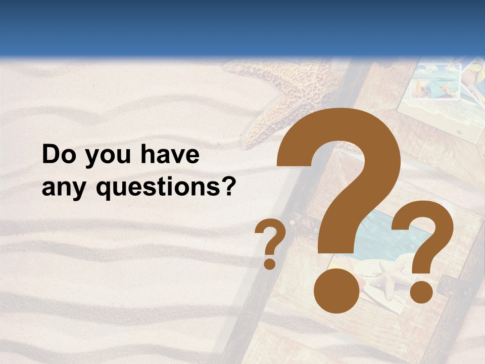 Summer Towel Advertising PowerPoint Template