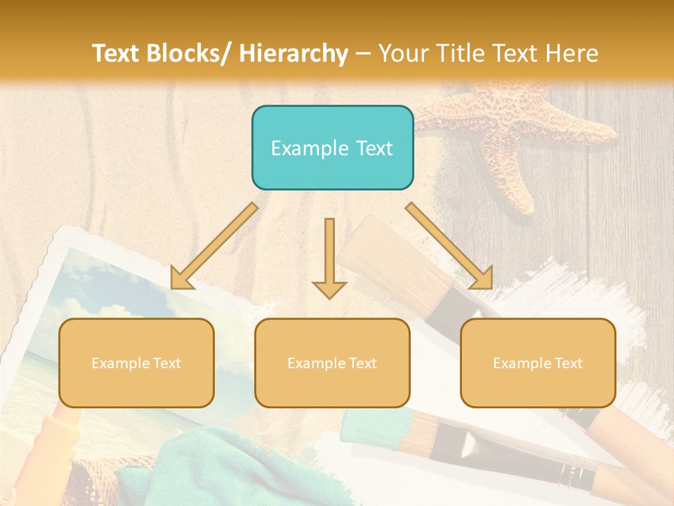 Lotion Art Paintbrush PowerPoint Template