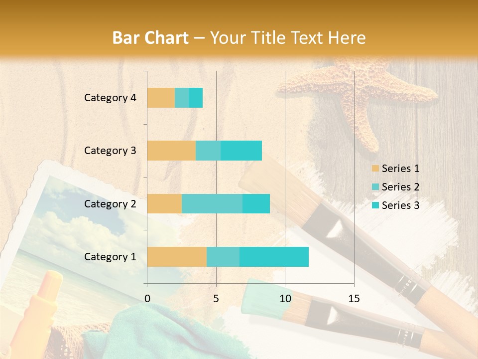 Lotion Art Paintbrush PowerPoint Template