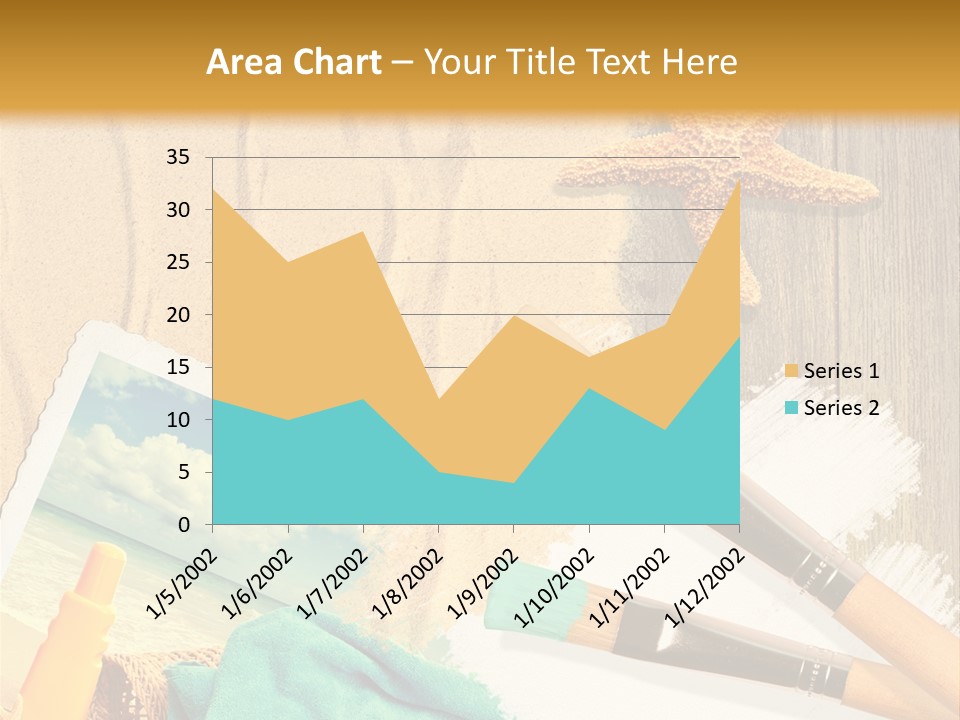 Lotion Art Paintbrush PowerPoint Template