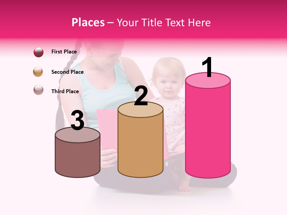 Female Pretty Entertainment PowerPoint Template