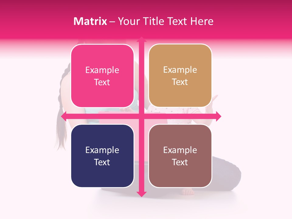 Female Pretty Entertainment PowerPoint Template