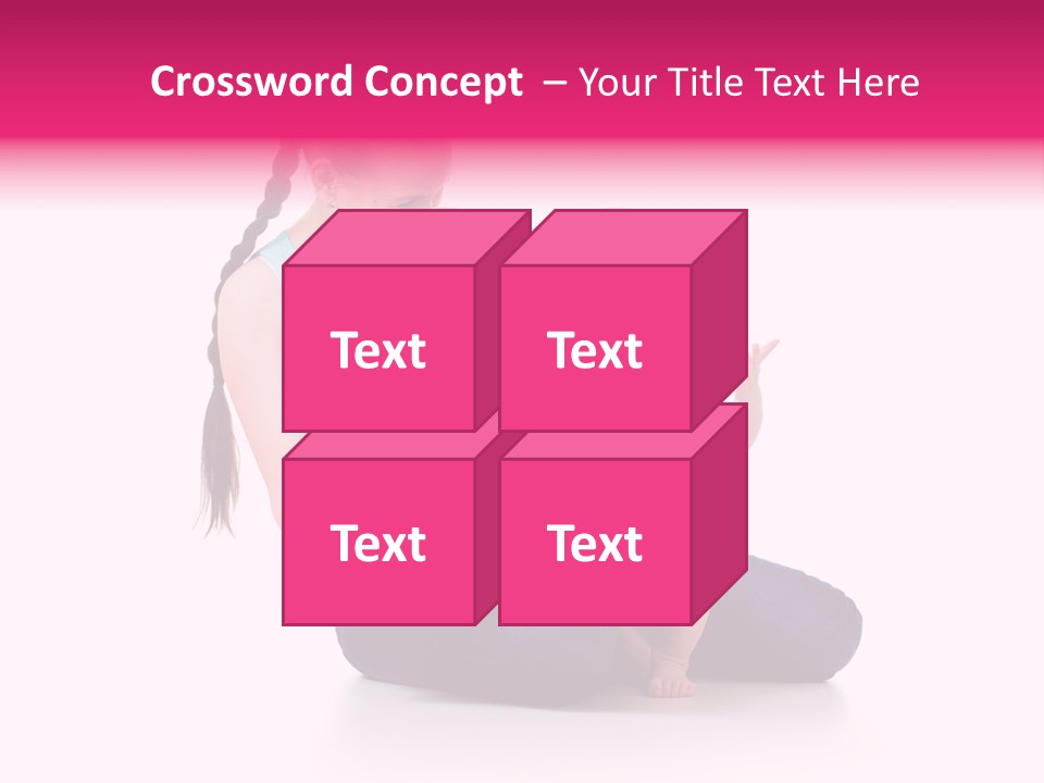 Female Pretty Entertainment PowerPoint Template