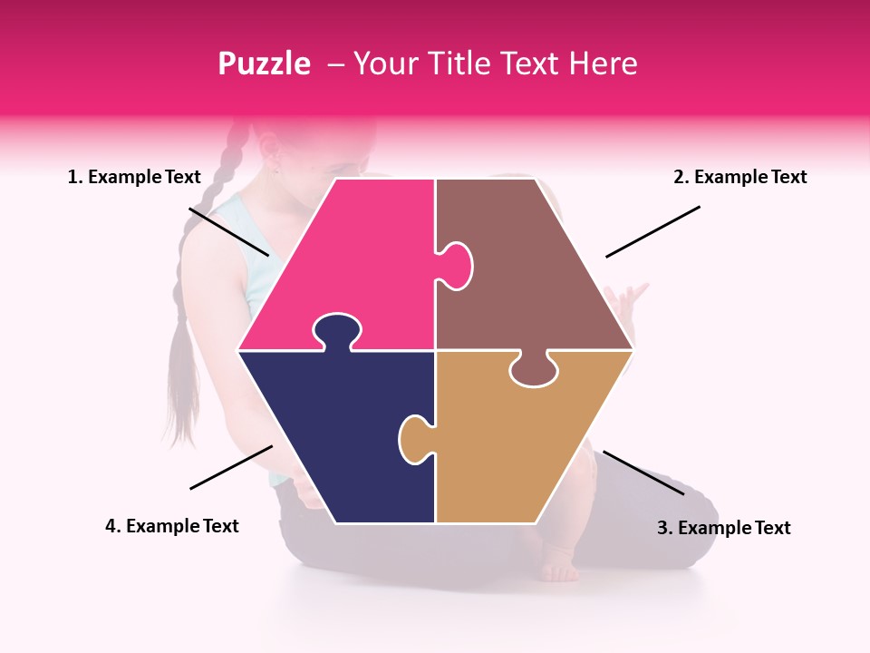 Female Pretty Entertainment PowerPoint Template