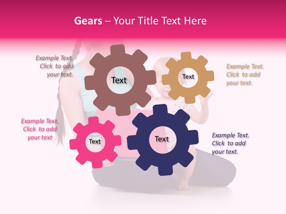 Female Pretty Entertainment PowerPoint Template