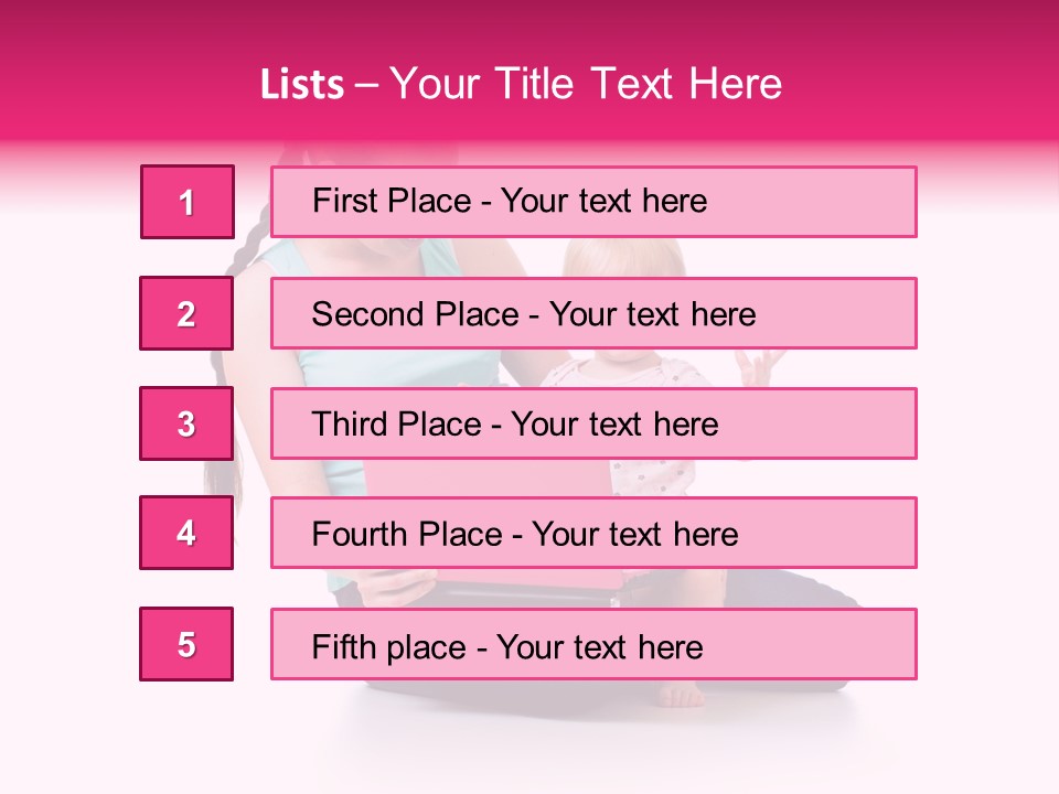 Female Pretty Entertainment PowerPoint Template