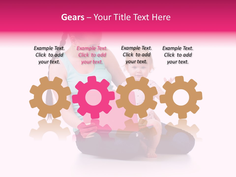 Female Pretty Entertainment PowerPoint Template