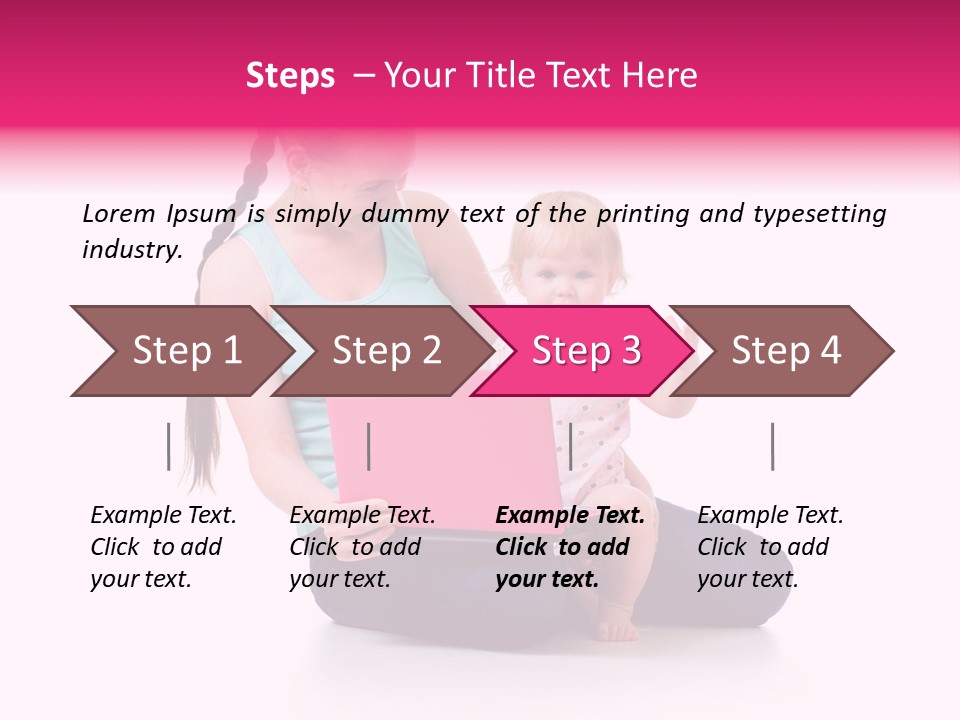 Female Pretty Entertainment PowerPoint Template