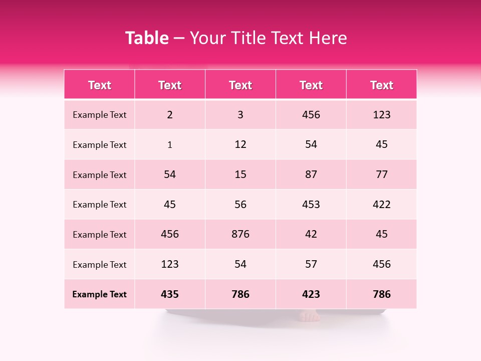 Female Pretty Entertainment PowerPoint Template